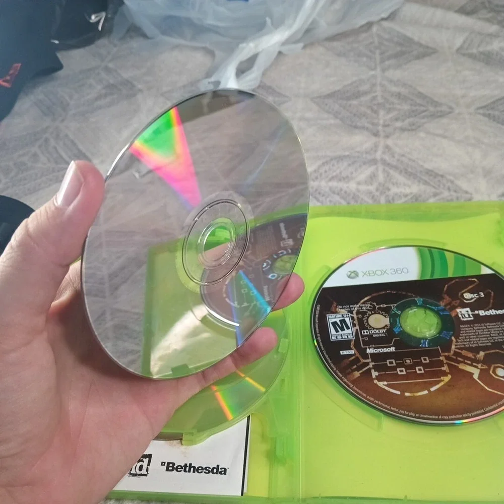 Rage Anarchy Edition Xbox 360 Game Complete 3 Discs With Manual Microsoft Case